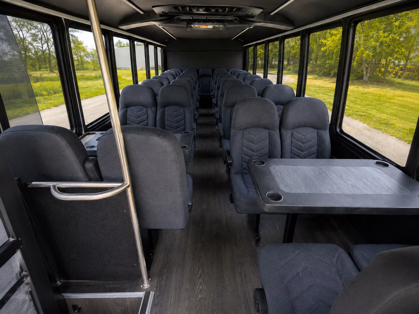 honolulu 18 passenger minibus inside