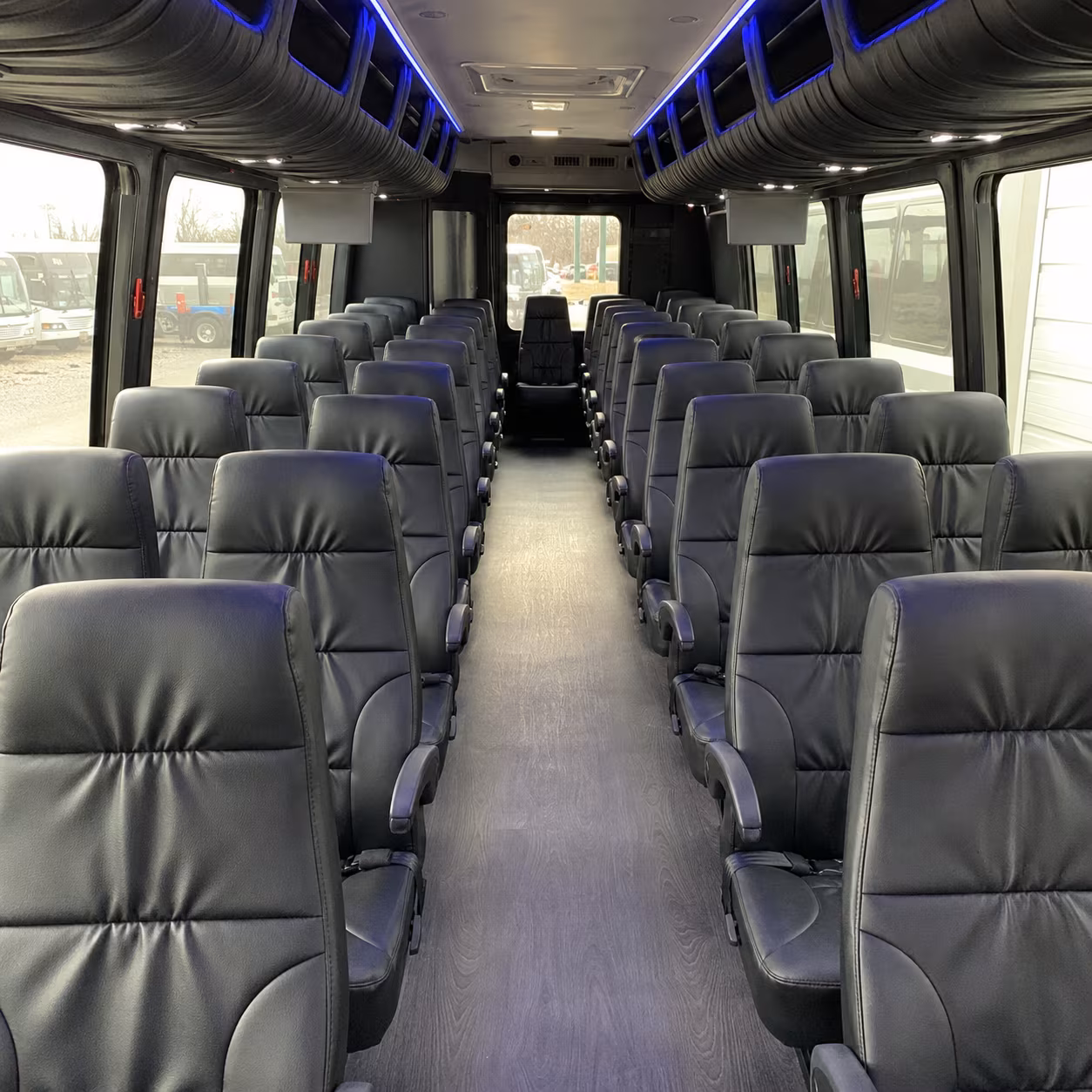 honolulu 25 passenger minibus inside