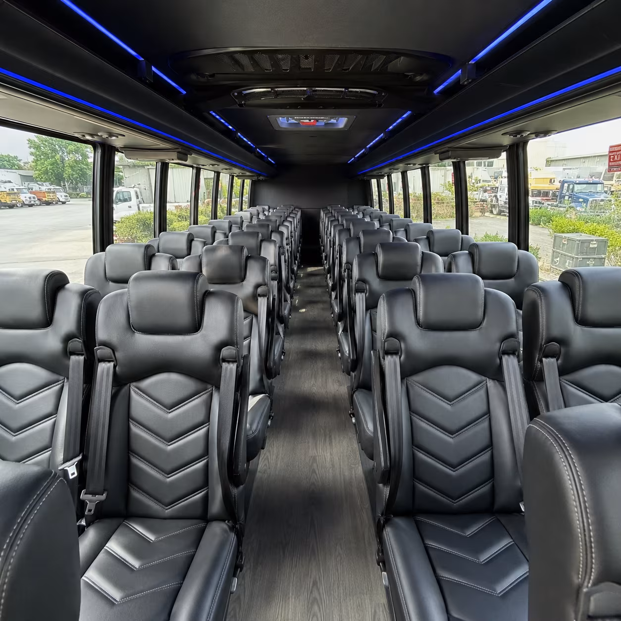honolulu 30 passenger minibus interior