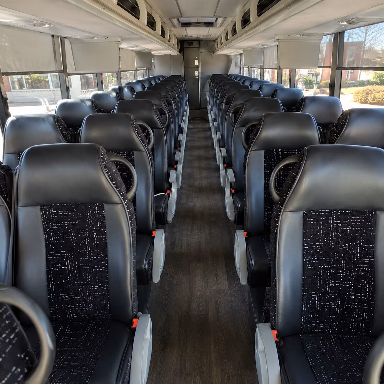 honolulu 54 passenger charter bus inside