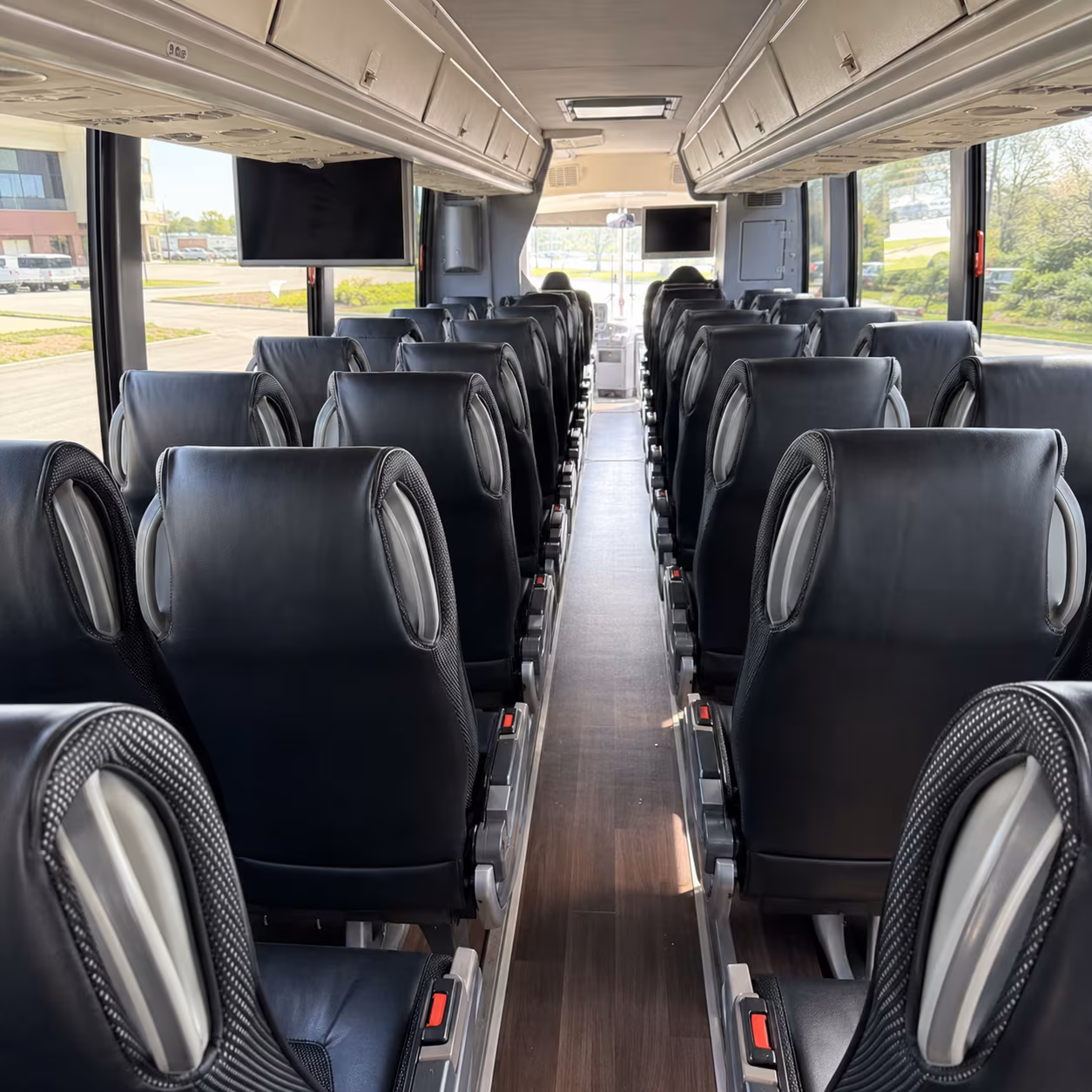 honolulu 56 passenger charter bus inside