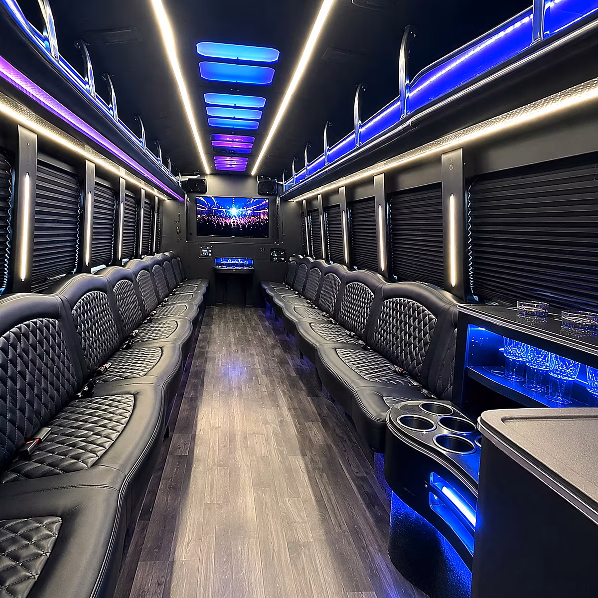 honolulu party bus inside